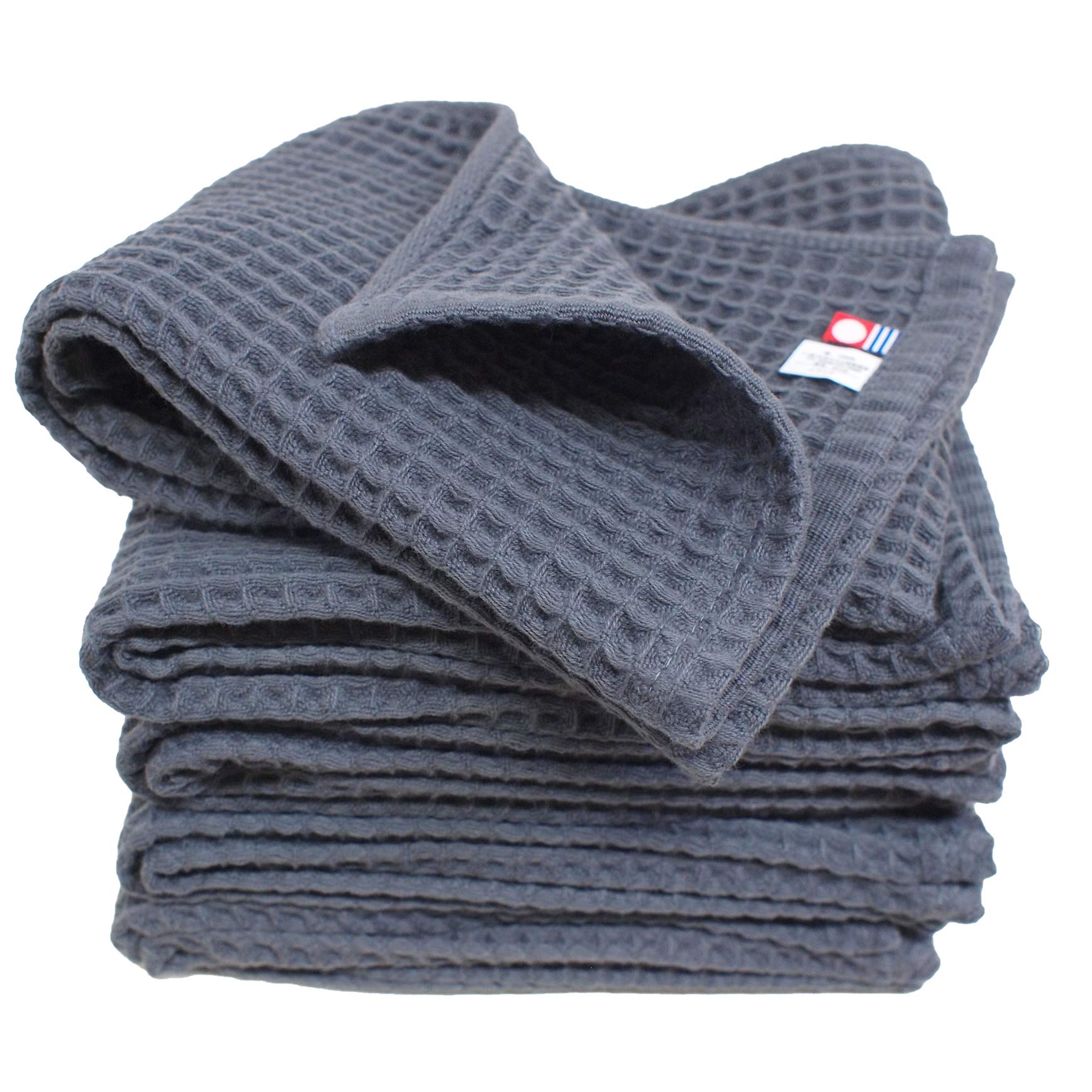 

Imabari Towel (Imabari-towel) Imabari Waffle Towel, Gray, Set of 5 Face Towels, SB-459, 100231106205-01-03, 5-Pack
