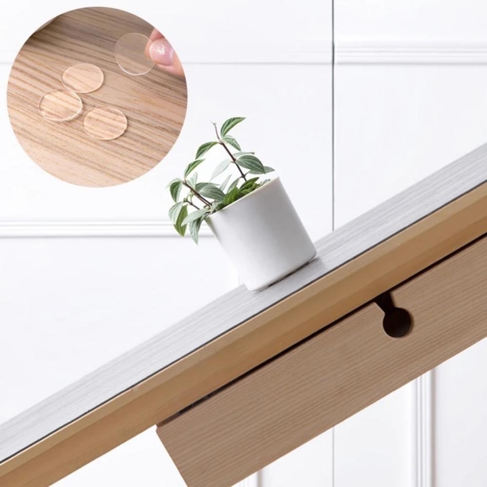 50Pcs Double Sided Adhesive Tape Dots Refillable Transparent Round No Traces Strong Waterproof Sticker Household Office Supplies