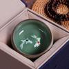 Crackle Golden Fish Celadon Porcelain Teacups Kungfu Delicate Longquan Tea Cup Bowl 60ml Able Chinese Tea Cup Tea Making