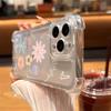 For iPhone 17 Air 11 13 15 12 14 16 Pro Max XS XR X 8 7 Plus 17E Floral And Leaf Graphics Transparent Soft TPU Phone Case Cover