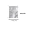 10-200pcs Vacuum Sealing Foil Bags Silver for Storage, Heat Sealable Aluminum Foil Pouches, Vacuum Bag for Coffee, Spices,Powder
