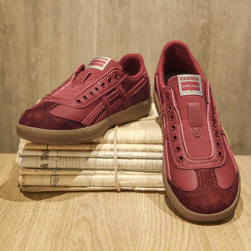 Fashion Legitimate Leather Normal Leather Womens Shoes Size 50 Vulcanize Red Shoes Sneakers Cute Items Sport Expensive High Brand
