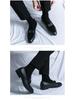 Men's Plus Size Pointed Toe Slip-on Leather Shoes for Formal, Business, Casual, or Wedding Events