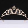 Heart-Shaped Princess Tiara Bling Bling Children's Crown  Wedding Dress Accessories