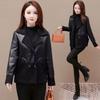 Autumn and Winter Double-sided Wear Teddy Velvet Leather Jacket Ladies High-end Loose Korean Style Jacket