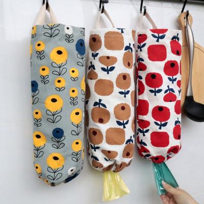 Durable Garbage Bag Hanging Pouch Eco-friendly Fabric Multi-functional