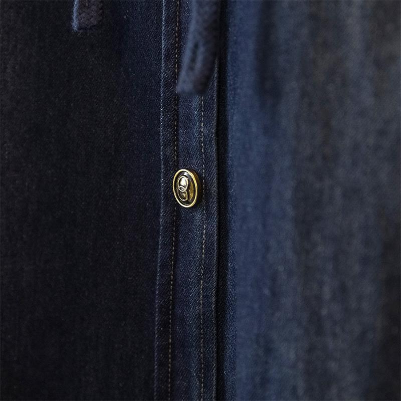 Coat for Women  Autumn Casual Oversize Hooded Denim Jacket