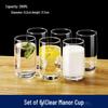 Shangqi 280ml Glass Drinking Cups 6-Pack