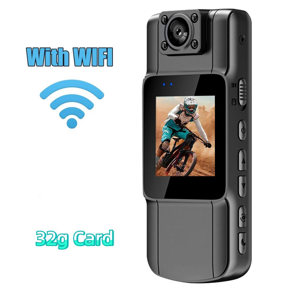 X K C C High-definition Actiecamera's, Nachtzicht Handhaving Recorders, en WiFi-enabled Op de Borst Gemonteerde Professionele Dienstuitrusting ?WIFI?With 32g Card