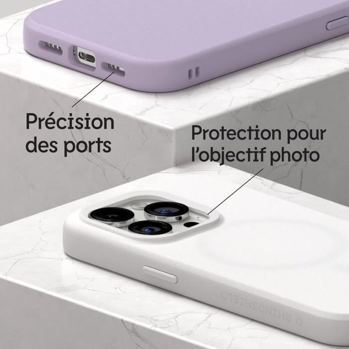 Coque - rhinoshield - solidsuit - iphone 14 pro max - protection jusqu'à 3,5m - design minimaliste