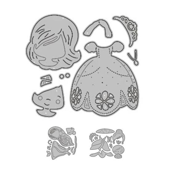 Cutter Die High Hardness Rust-proof DIY Crafts Scrapbooking Album Princess Embossing Die for Home