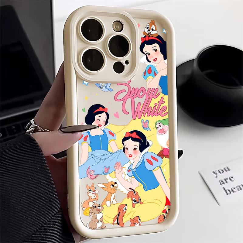 Princess Mermaid Silicon Case For Apple iPhone 17E 15 16 14 13 12 11 17 Pro Max 17 Air 16 Plus 16E Phone Protective Cover