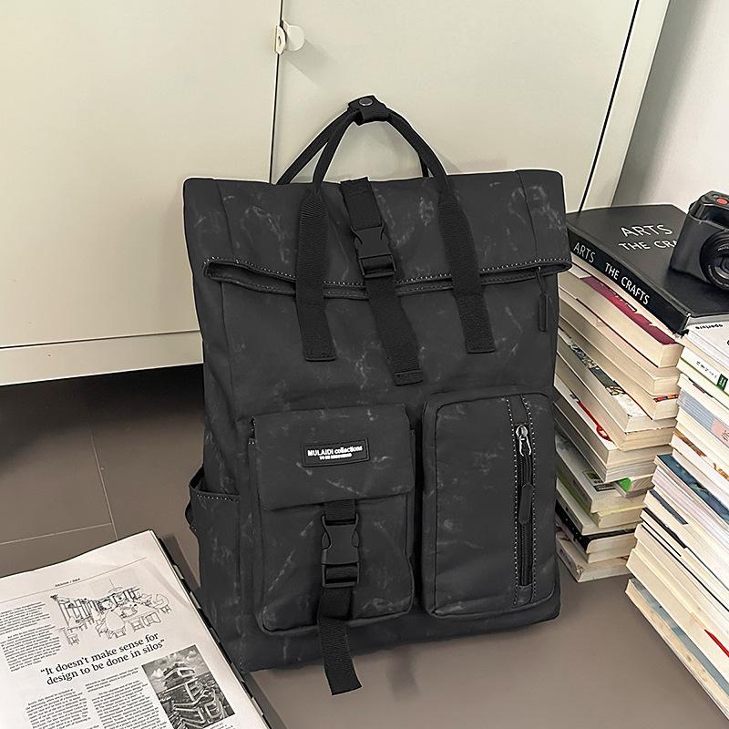 

Trendy versatile student schoolbag new large-capacity sports outdoor backpack casual backpack