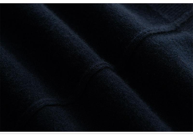 Women's 100% Cashmere Elephant Pattern Round Neck Cardigan Sweater