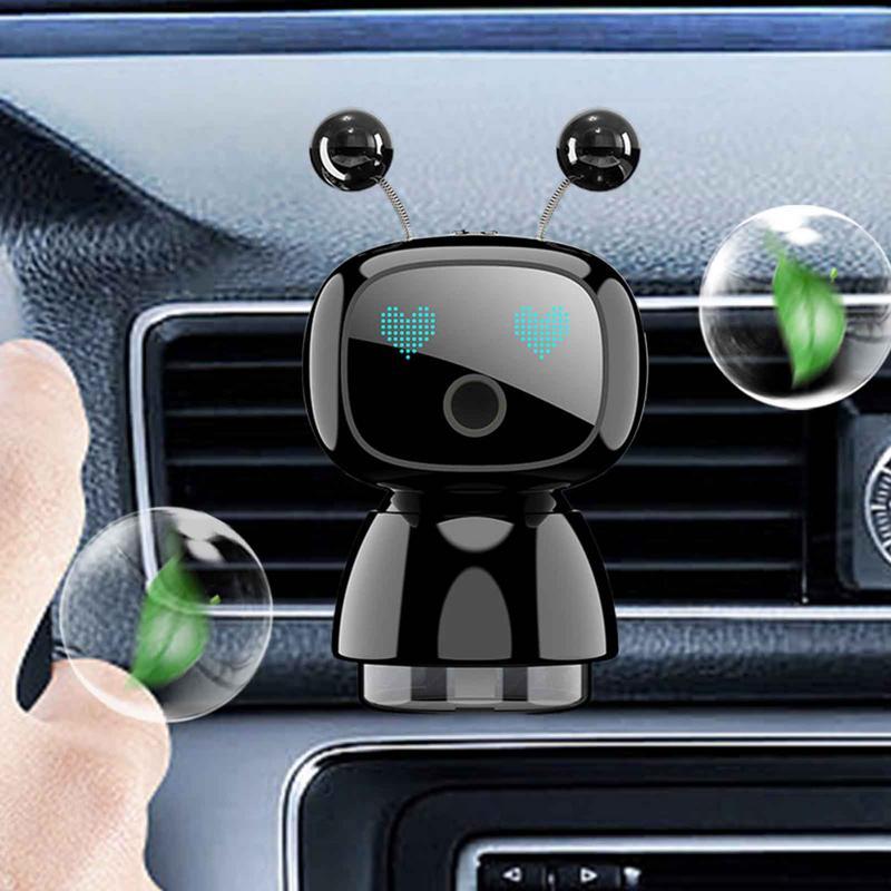 Car Air Freshener Vent Clip Robot Shaped Car Aromatherapy Diffuser Auto Aromatherapy Ornament Long-Lasting Fragrance Diffuser