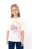 Girls' T-Shirt – Floral Motif & Lettering, Summer 6414-001-33-5-3 HC