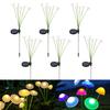 Solar Garden Jellyfish Mushroom Decor Lights Outdoor Pathway Yard Patio Waterproof Solar Sway Light