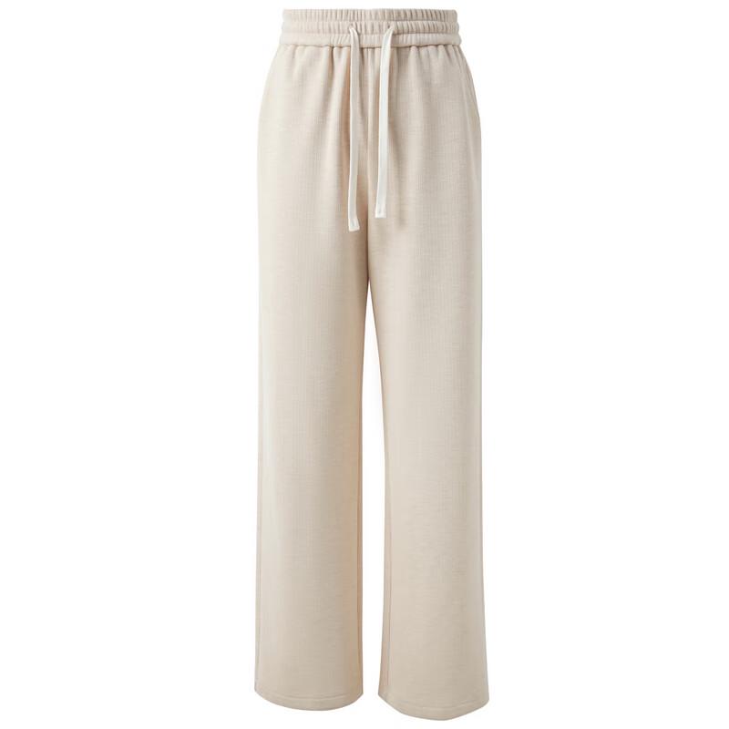 Sancai 2025 Winter Fleece-Lined High-Waist Casual Straight-Leg Pants