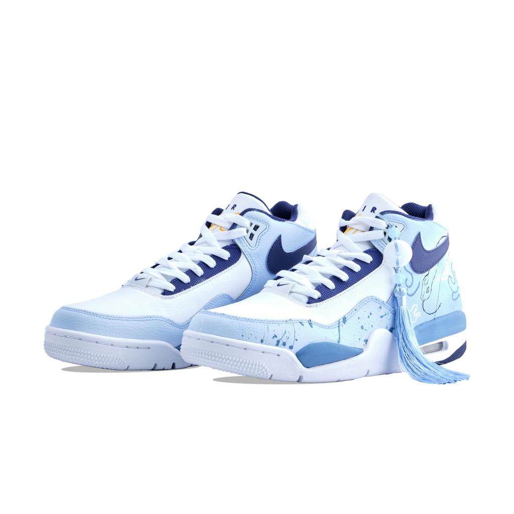 Nike Flight Legacy Cloud Tower Snake Shadow Slip Resistant Abrasion Resistant Slip Resistant Abrasion Resistant Mid top BQ4212-102(Team626-)