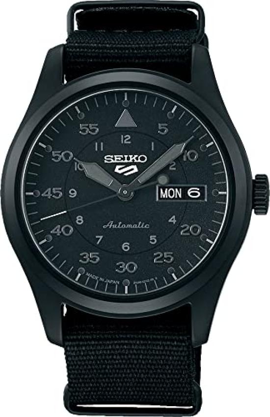 

[Seiko] Чоловічий годинник Seiko 5 Sports Field Street Style Automatic Mechanical Limited Distribution Made in Japan SRPJ11 Full Black