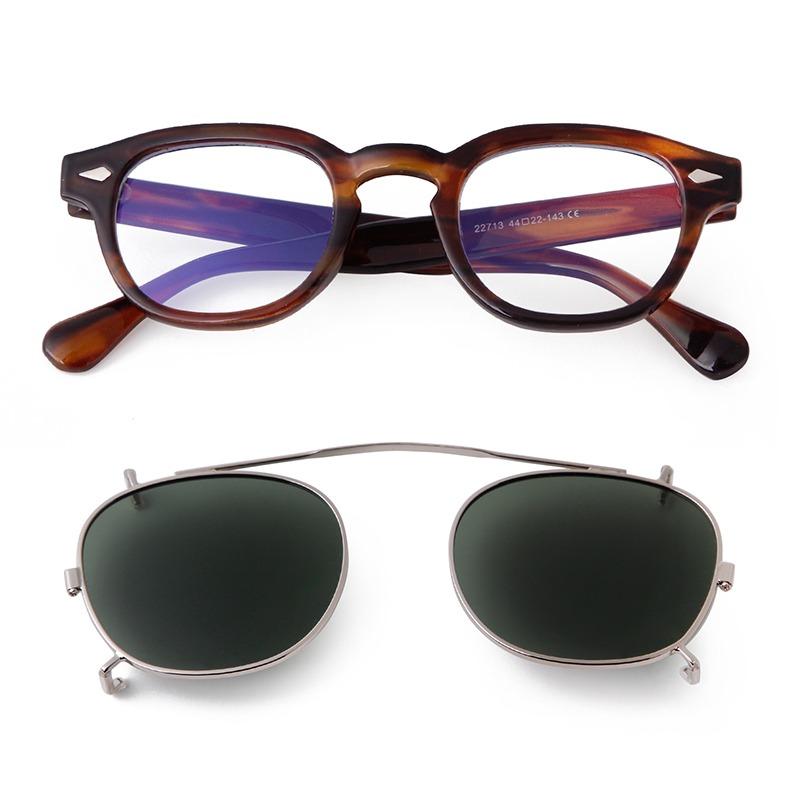 Vintage Steampunk Clip On Sunglasses Women Men Retro Round Removable Flip Lens Sun Glasses Gafas De Sol