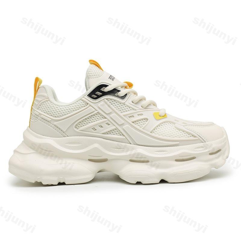 Fashion 2025 Autumn Fashion Trend Men's Low Top Thick Soled Casual Shoes Mesh Breathable Comfortable Versatile Non Slip Chunky sneakers
