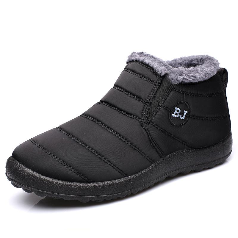 Fashion 2024 Winter Sneakers Shoes Waterproof Women Ankle Shoes For Women Solid Chunky Sneakers Thick Fur Black Mujer Shoes Woman