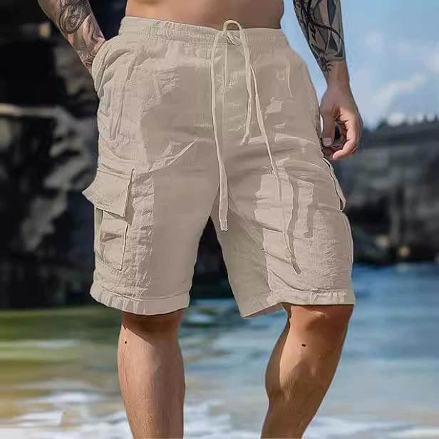 Men Loose Cargo Shorts With Pockets Fashion Beach Streetwear Sports Casual Shorts Running Short Pants