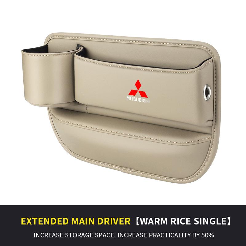 sdzh1 Car Seat Gap Multifunction Storage Box Seat Gap Cup Holder For Mitsubishi Outlander Pajero Asx Lancer Evolution X Ralliart L200