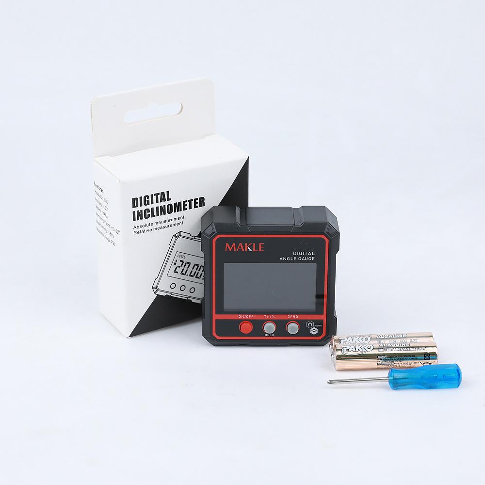 

High-Precision Digital Inclinometer with Strong Magnetic Base and Angle Measurement