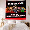 Roblox Wall Decor Tapestry Art For Pet Memorial Birthdaywedding Party Backdrop Family Gift