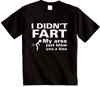 I DIDNT FART Funny Slogan T-Shirt | Mens Womens Joke Gift | Shoebob UK