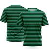 Herren Mode T-Shirt Sommer Streifenmuster Einfach 3D GYM Oberteile Lässig Sport Fitness Locker Kurzarm Streetwear T-Shirts Kleidung