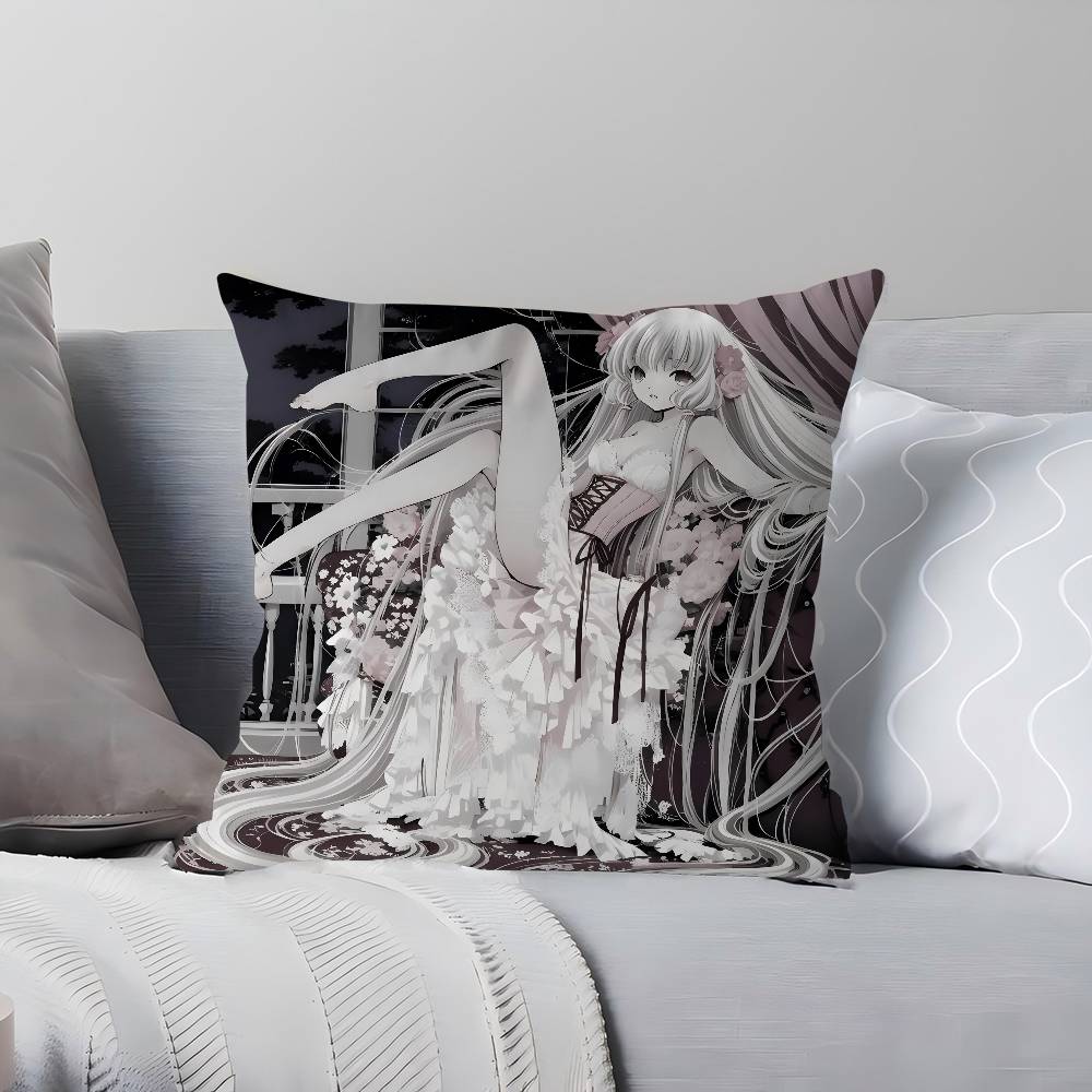 

Anime C-Chobits Pillow Case Pillowcase Ultra Soft Skin Friendly Fabric Cloud Like Comfort 12x12Inch