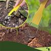 Garden Hand Loop Weeder Tool - Iron Loop Design With Sharp Blades - Manual Weeders Tool For Weeding, Loosening