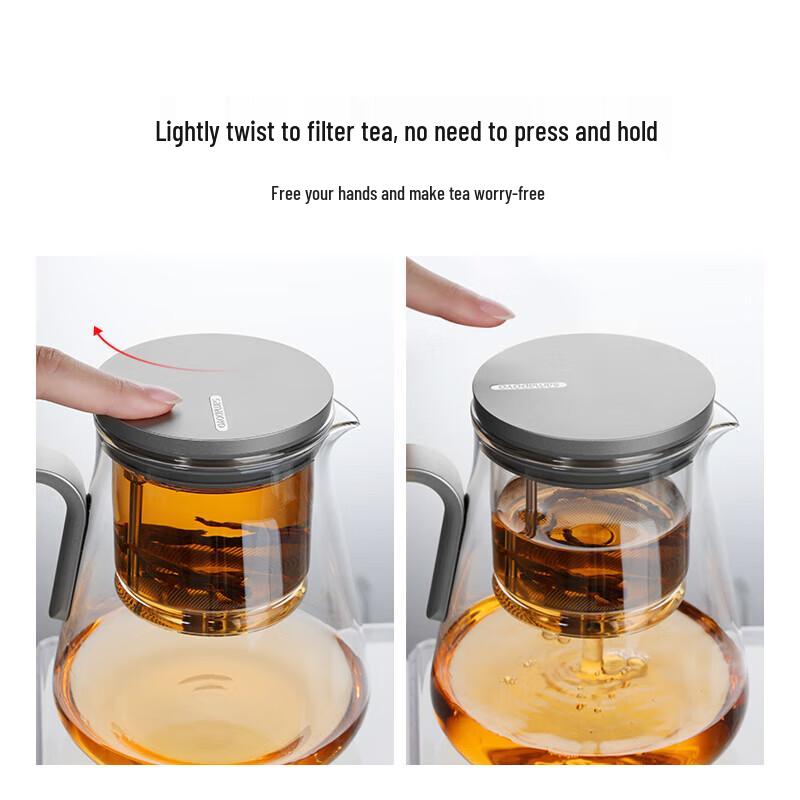 SAMADOYO Glass Tea Infuser Pot Set