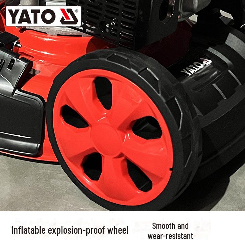 Yiertuo Gasoline Hand-Push Lawn Mower for Orchard and Garden