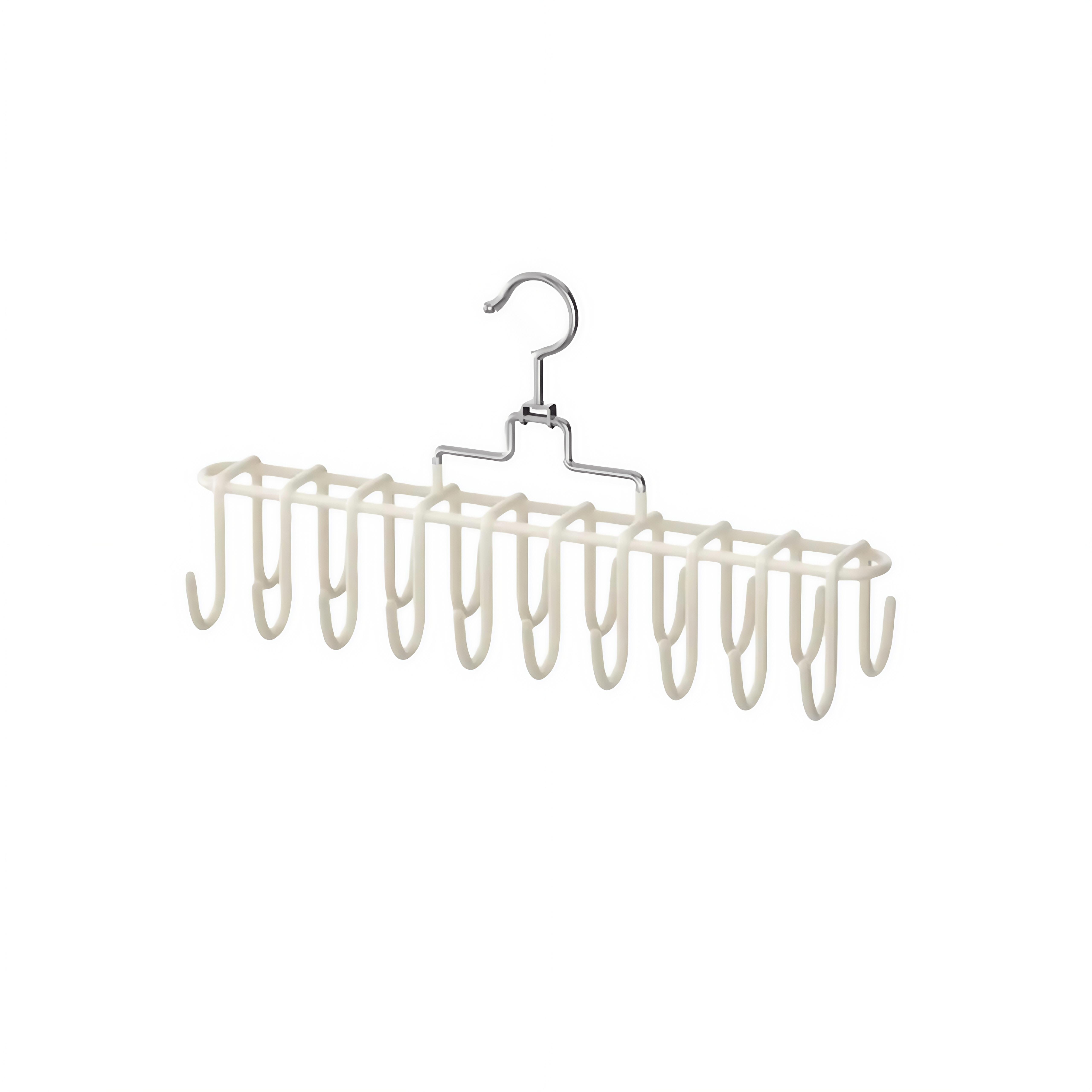 Hot Selling 1pc Multi-Hook Hanger for Yoga Vests and Underwear Non-Slip Home Dormitory Drying Rack Storage белый 648₽