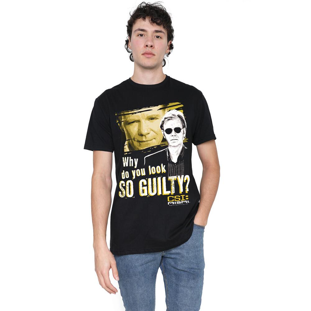 Csi Miami So Guilty T-Shirt S-2XL Black S