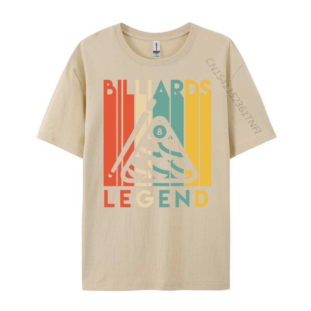 Cool Billiards Legend Vintage T Shirts Funny Gifts Birthday 3XL Men Clothing Luxury Clothes Men Party