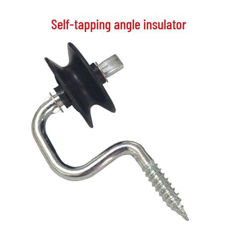 Pasture Electronic Fence Insulator Kit for Wooden Stakes