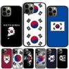 South Korea Flag Phone Case Cover For iPhone 17 Air 15 16 14 13 12 Pro Max 11 Pro Max Plus Coque Shell