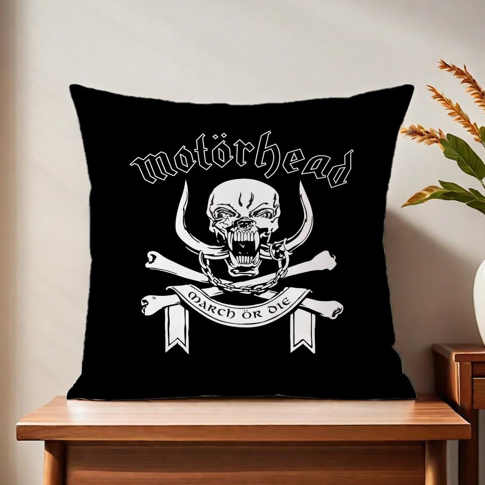 The Band M-Motorheads Comfortable soft Pillow Case for Sofa Living Room Home office Decor Protective Covers