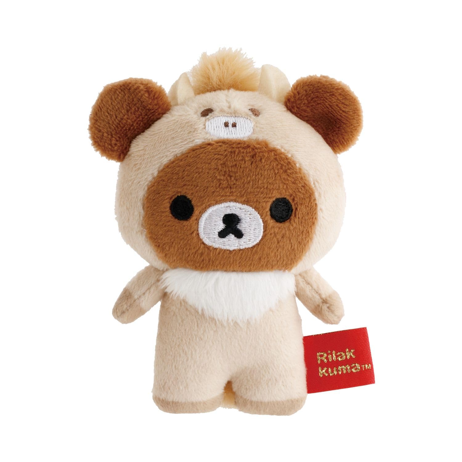 Rilakkuma is the Year of the New Plush Horse San-X  2026 Horse! Year s  Hand-Sized Toy, Chairoikoguma,
