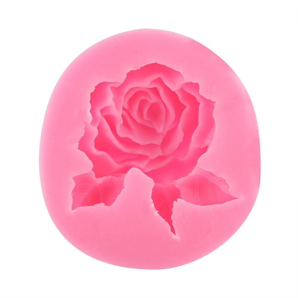 Rose Shape Silicone Cake Fondant Chocolate Molds Decorating Tool Baking Accessory