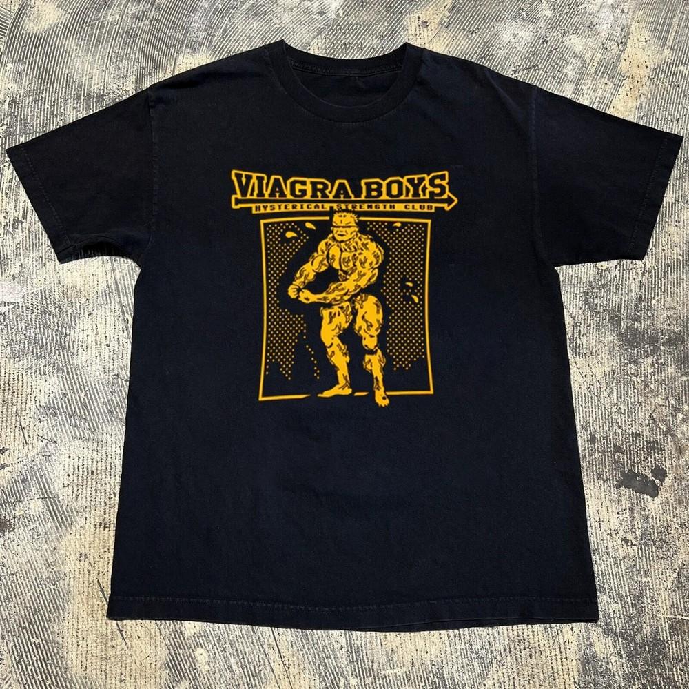 

Коллекция Viagra Boys Hysterical Strength Club Футболка Черная Все Размеры 4XL