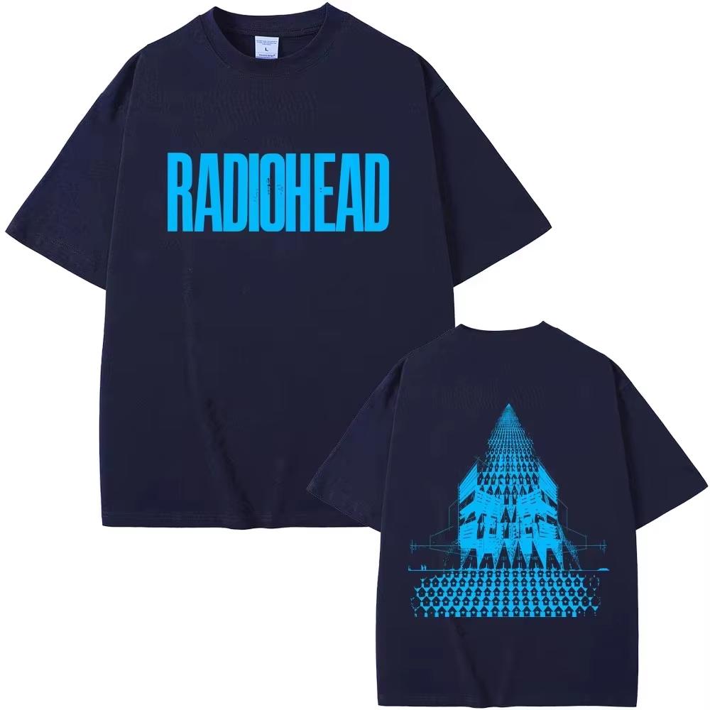 Unisex Radiohead Europe Return Tour Hip Hop Rock Loose Street Fashion Short Sleeve Unisex And Unisex TShirt
