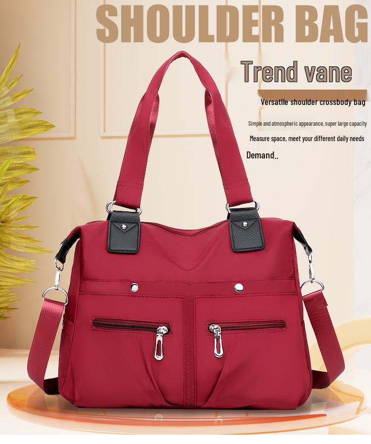 Stilvolle Leichte Wasserdichte Damen Oxford Crossbody Bag im Koreanischen Stil - Handtasche mit Großer Kapazität für Reisen & Shopping