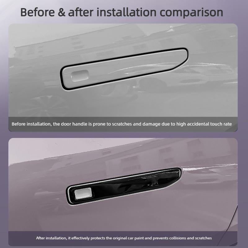 For Leapmotor B10 Car Door Handle Protective Sticker Wear Resistant Waterproof Anti Dirt Auto Exterior Accessories