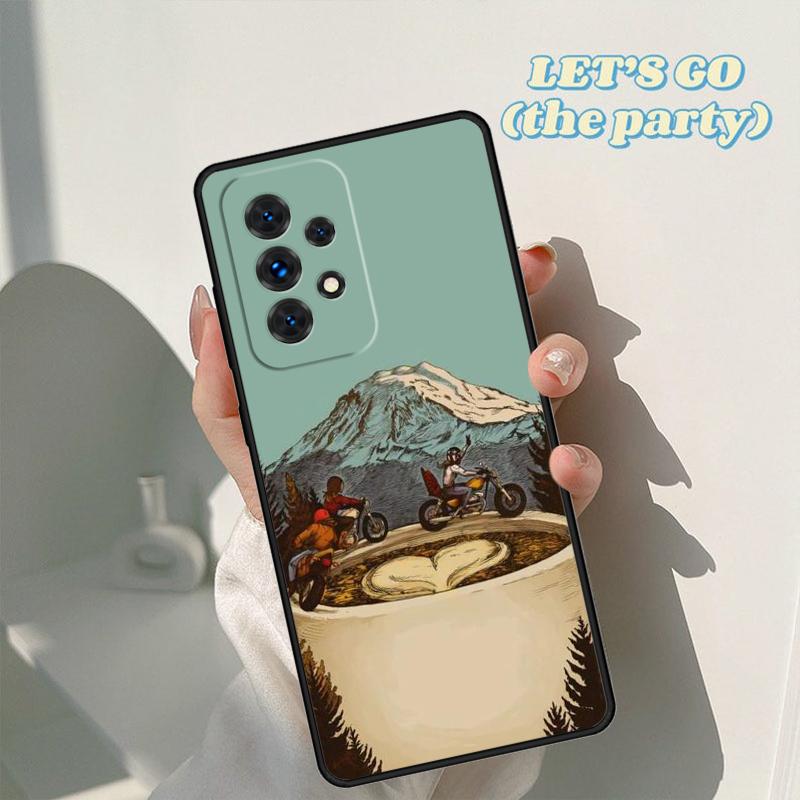 Moto Motorcycle Phone Case For Samsung Galaxy A42 A31 A40 A51 A71 A32 A80 A91 A52 A72 A73 A20e A21S A50 A70 A11 A12 Cover